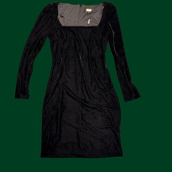 🖤 Alexia Admor Velvet Square Neck Long Sleeve Mini Dress (Size S) - Picture 3 of 10